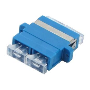 ADA-SCUDZR02-CL Fiberworks AS  Adapter SM SC-DPX Blue With flange, metall clip, Zr. sleeve